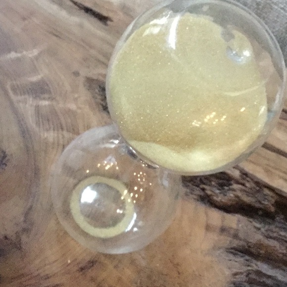 Glass timer sand in a bottle primitive beach art decor farmhouse shabby chic - Picture 2 of 4